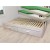 Luxusní set - Rozkládací postel z masivu Jupiter + 2x matrace Dubai